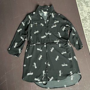Black Dragonfly Tunic/Dress